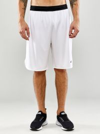 Kurze Herren Trainingshose Weiß